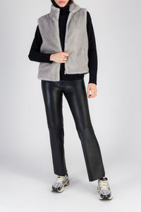 16 QTY NEW GILET SL EN IMITATION VISON