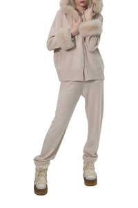 Gilet Niagara en cachemire - Sable