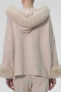 Gilet Niagara en cachemire - Sable