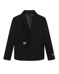Knitted suit jacket - Black