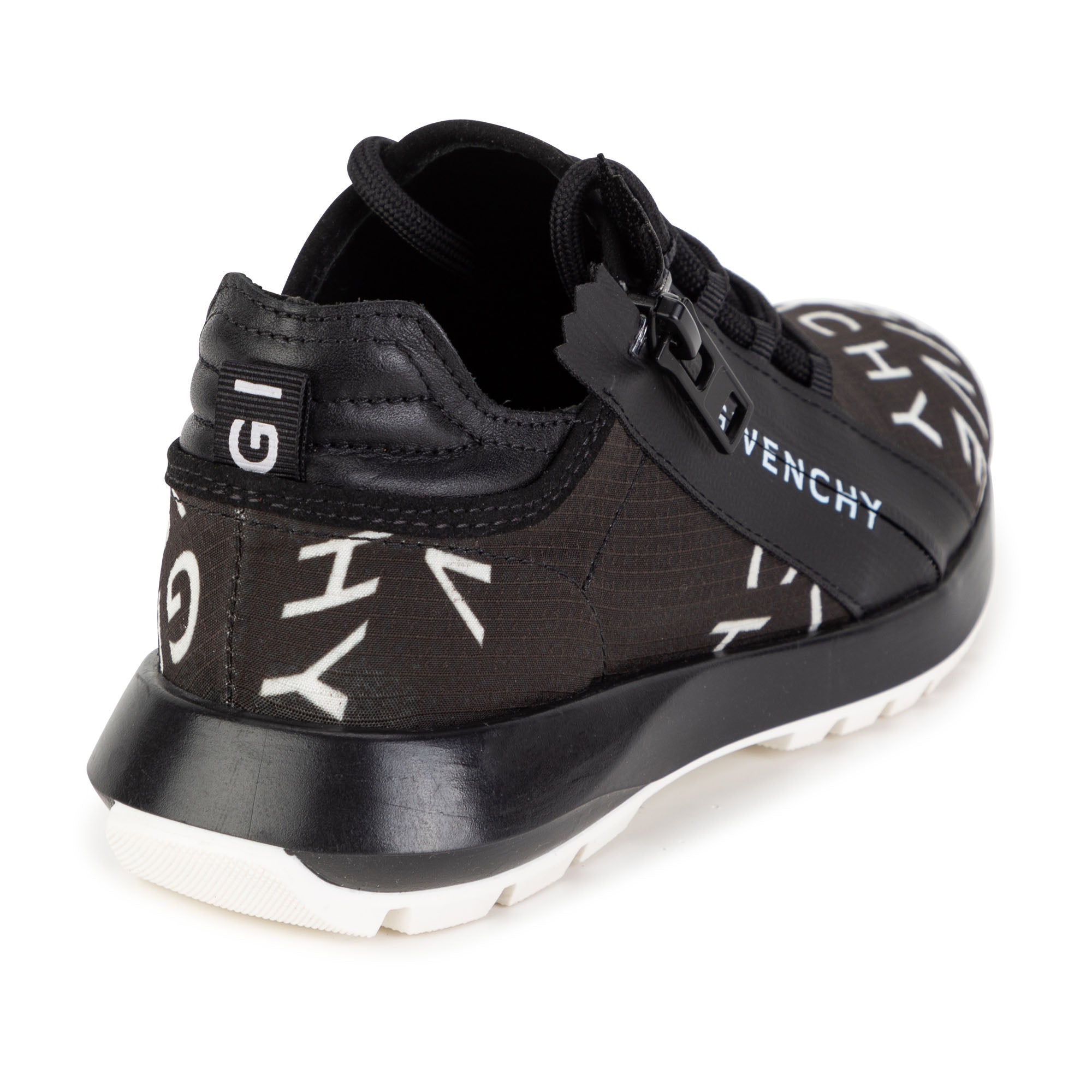 Sneakers à lacets - Noir Blanc