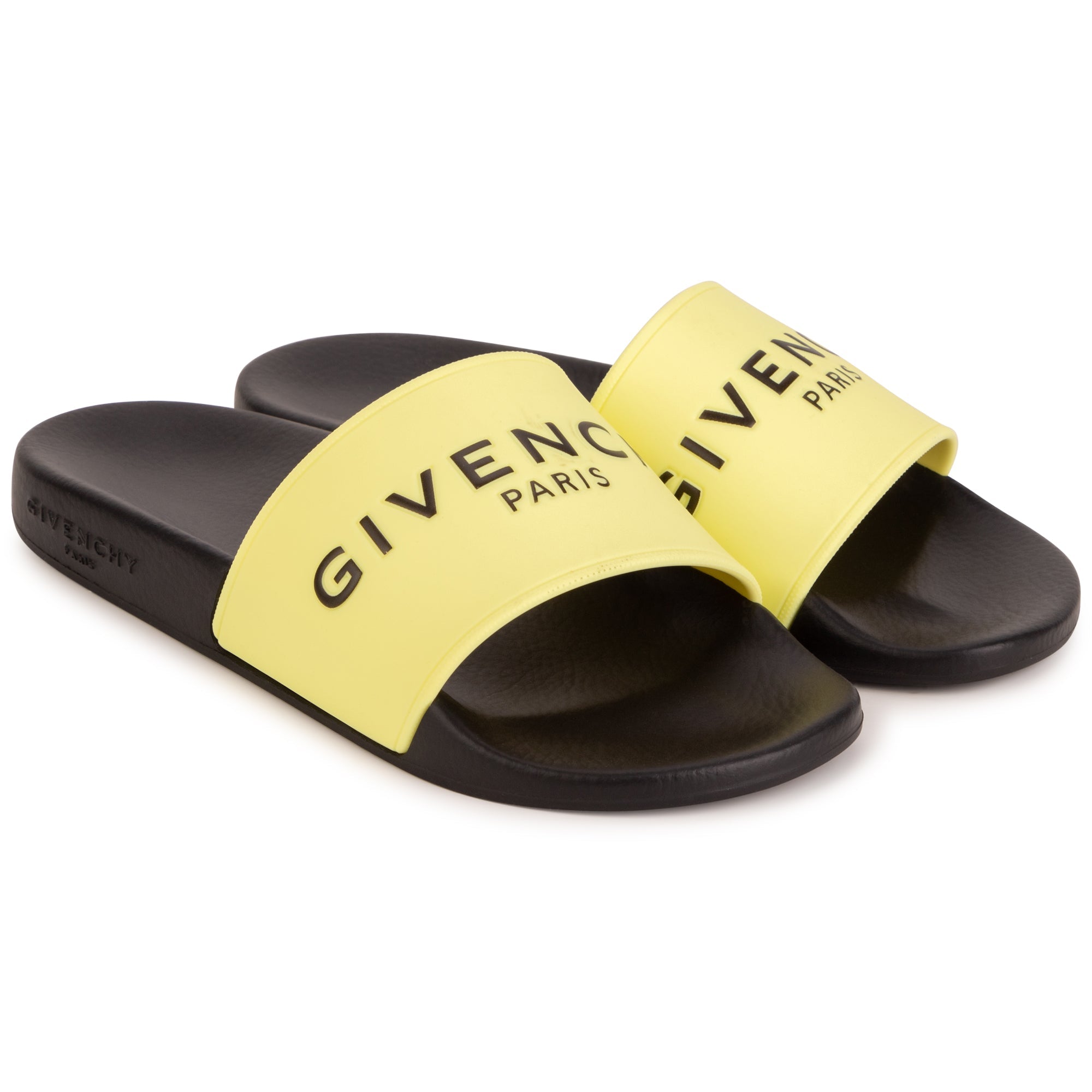 Slide sandals with embossed logo - Primevere