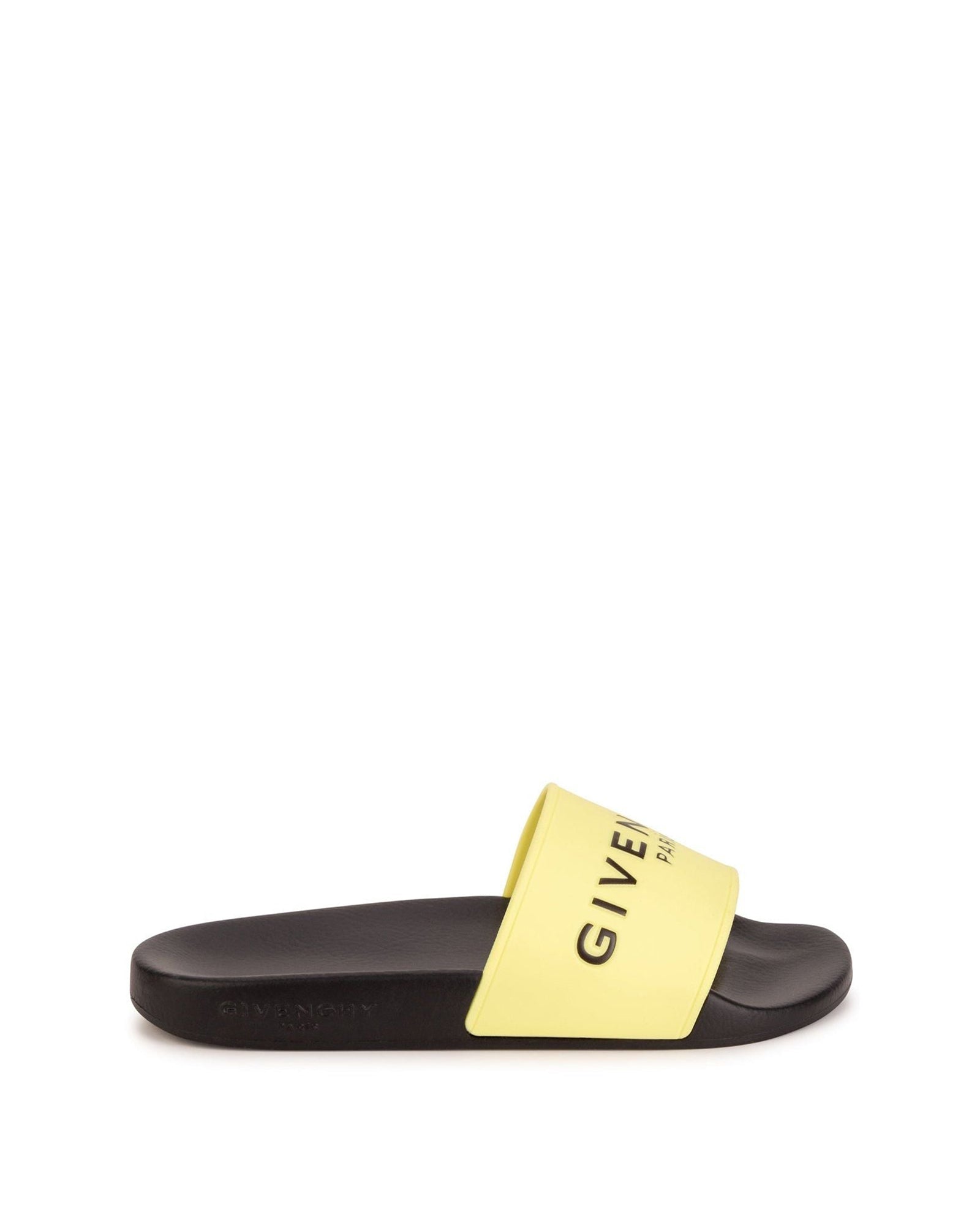 Slide sandals with embossed logo - Primevere