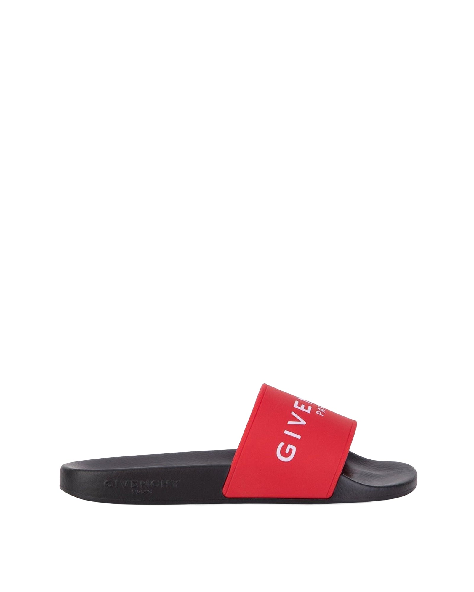 Mules slide avec sigle en relief - Piment