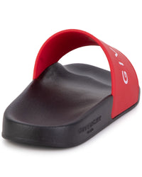 Mules slide avec sigle en relief - Piment