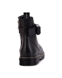 Leather ankle boots - Black