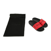 Sandales avec logo en relief - Rouge