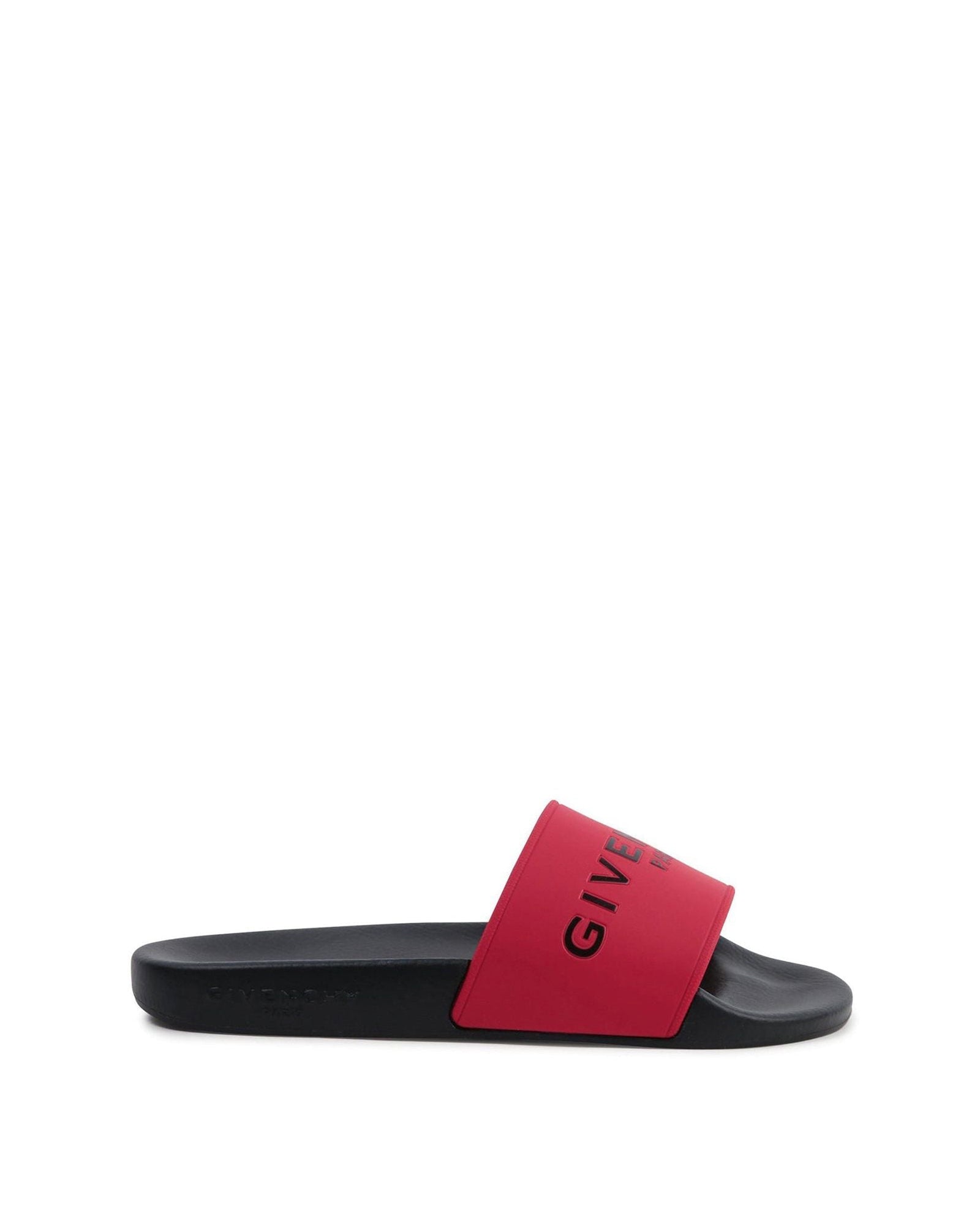 Sandales avec logo - Rouge