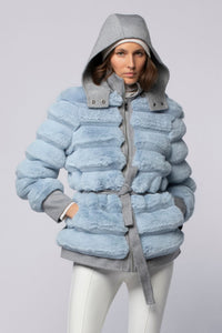 1 QTY NEW MANTEAU IMITATION CHINCHILLA