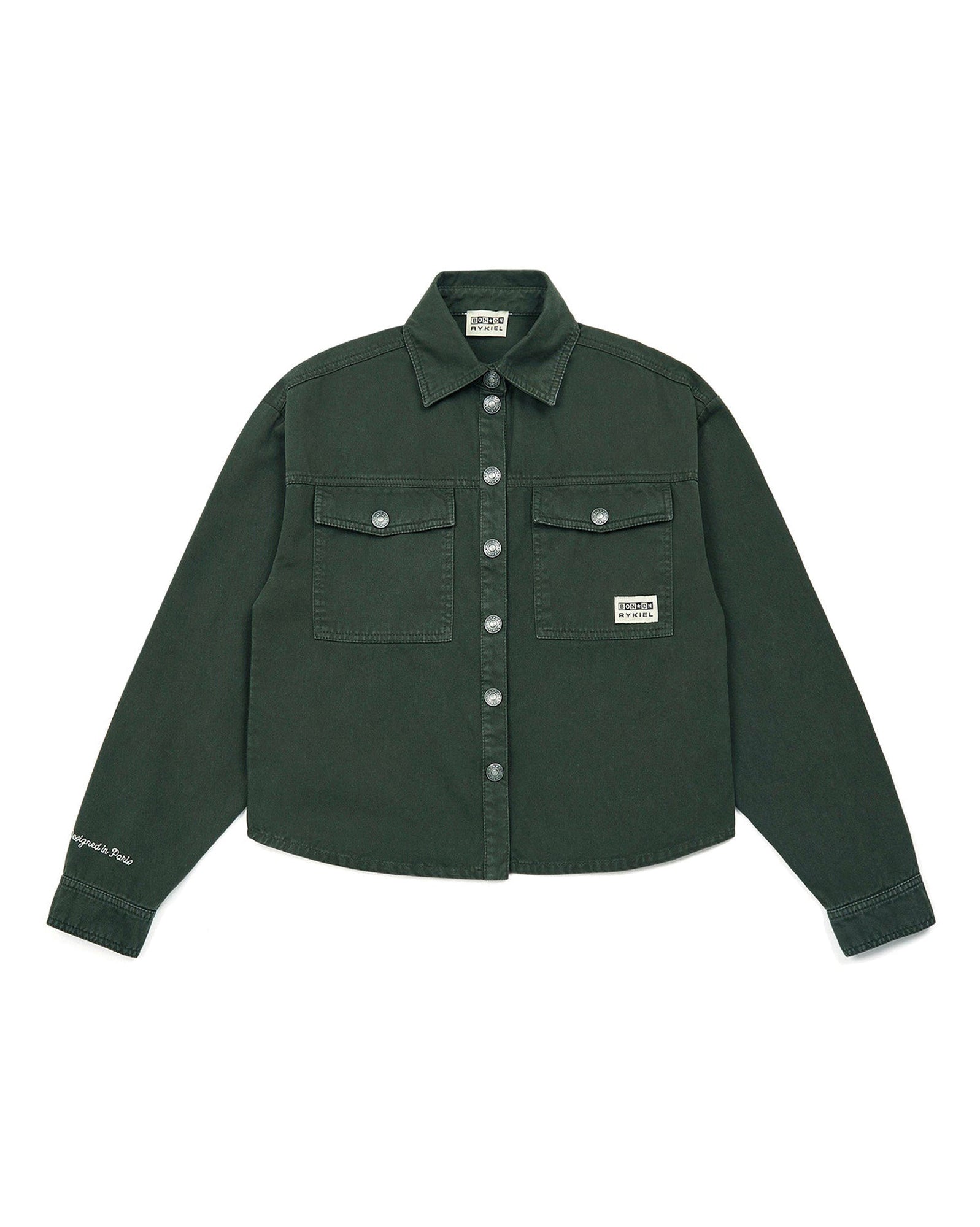 Bonton x Sonia Rykiel short shirt - Sr Kaki