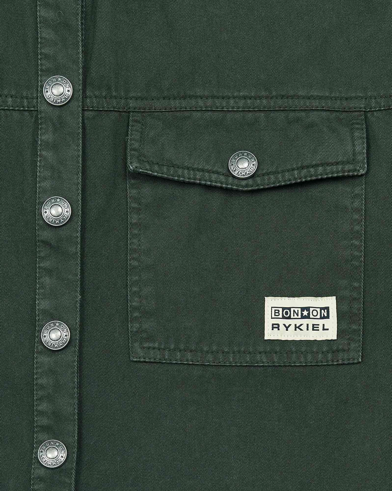 Bonton x Sonia Rykiel short shirt - Sr Kaki