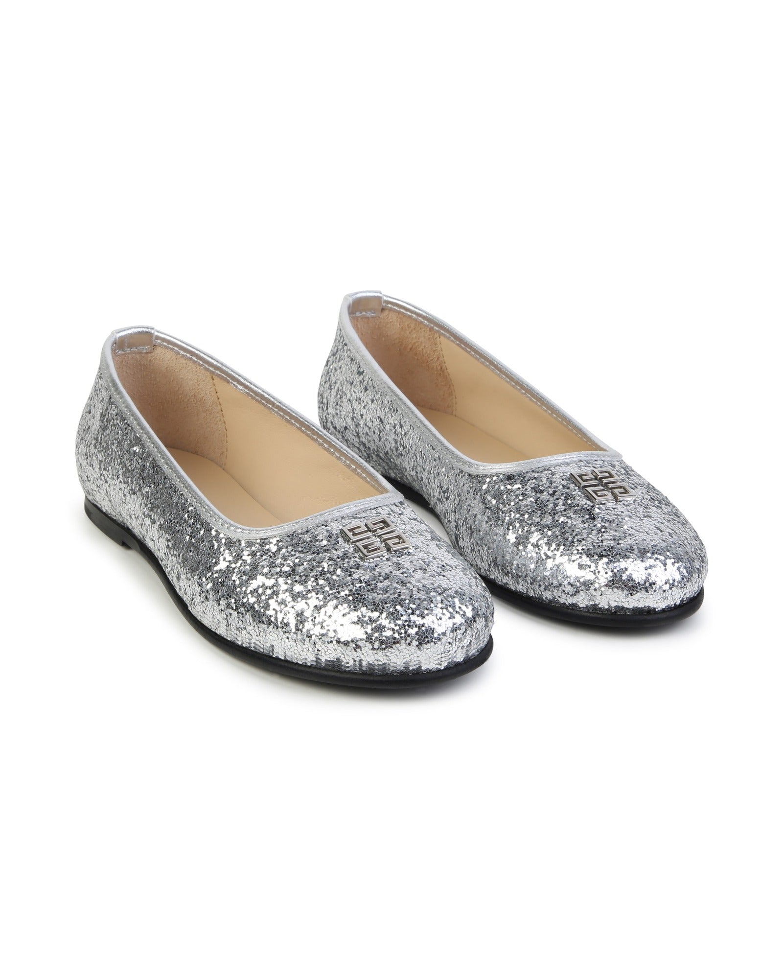 Ballerines en sequins - Silver