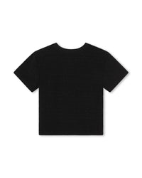T-shirt à manches courtes en coton - Black