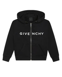 Cardigan à capuche en coton - Black