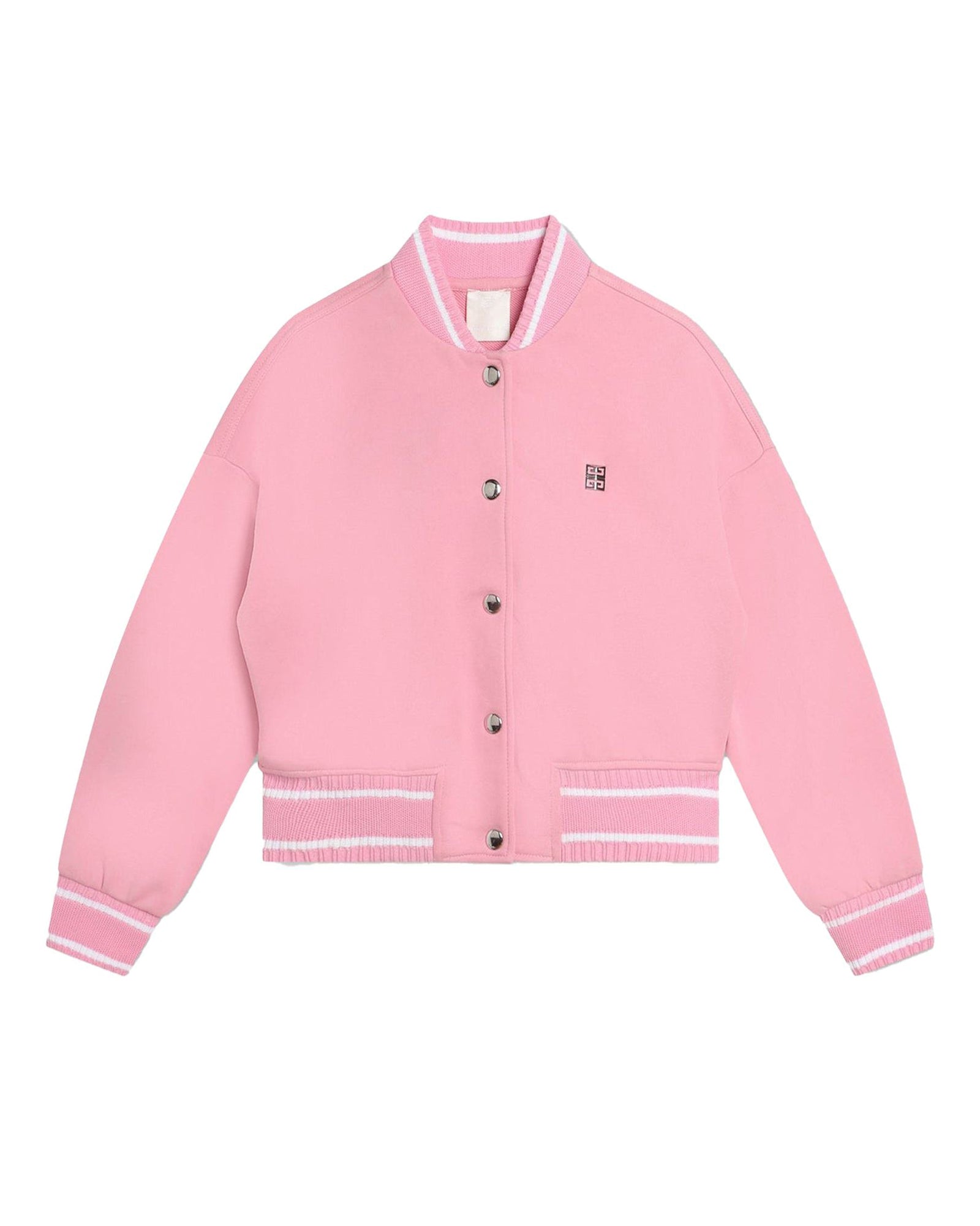 Bomber en coton - Rose friandise