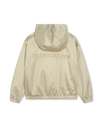 Veste coupe-vent à capuche en coton - Doré