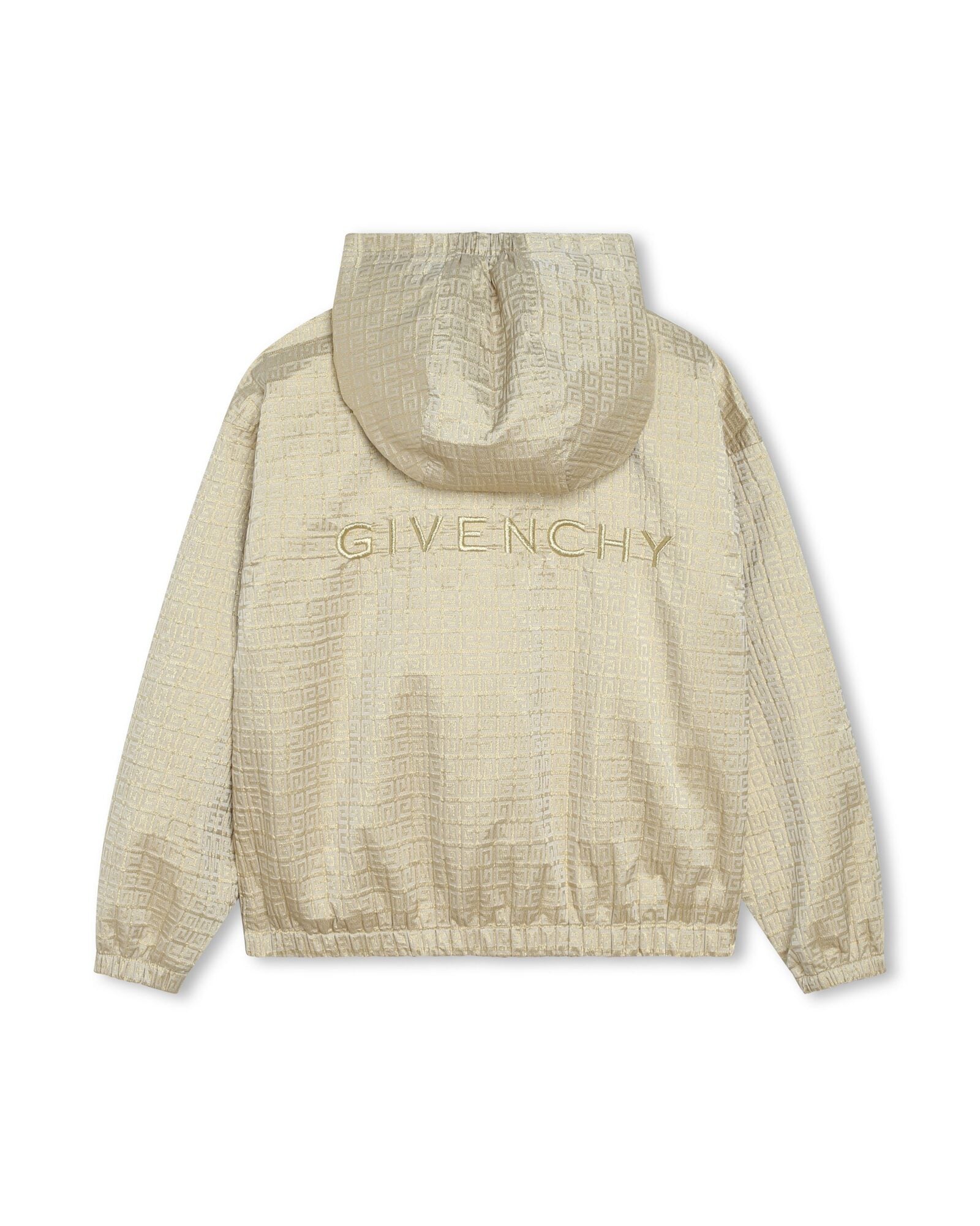 Veste coupe-vent à capuche en coton - Doré