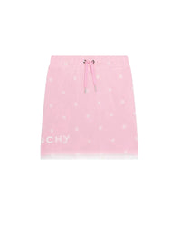 Jupe avec motif en tulle - Rose Friandise