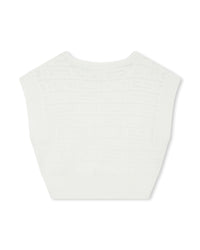 Pull court sans manches - Offwhite