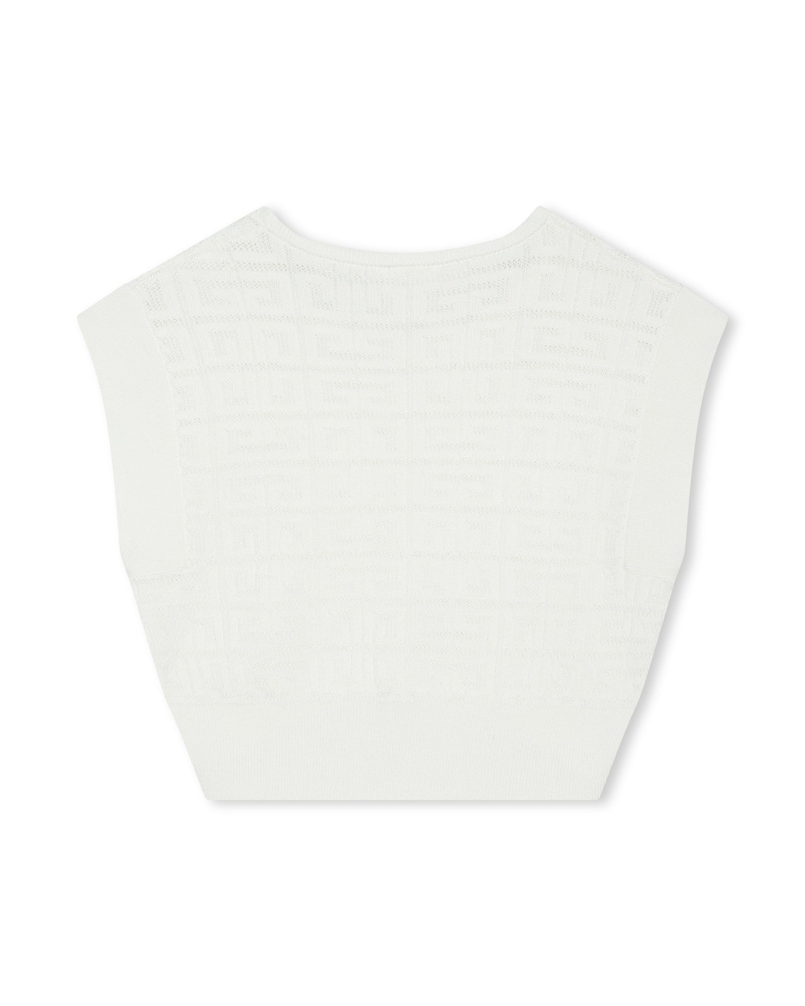 Pull court sans manches - Offwhite