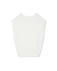 Pull court sans manches - Offwhite
