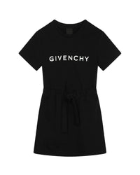 Robe à manches courtes en coton - Black