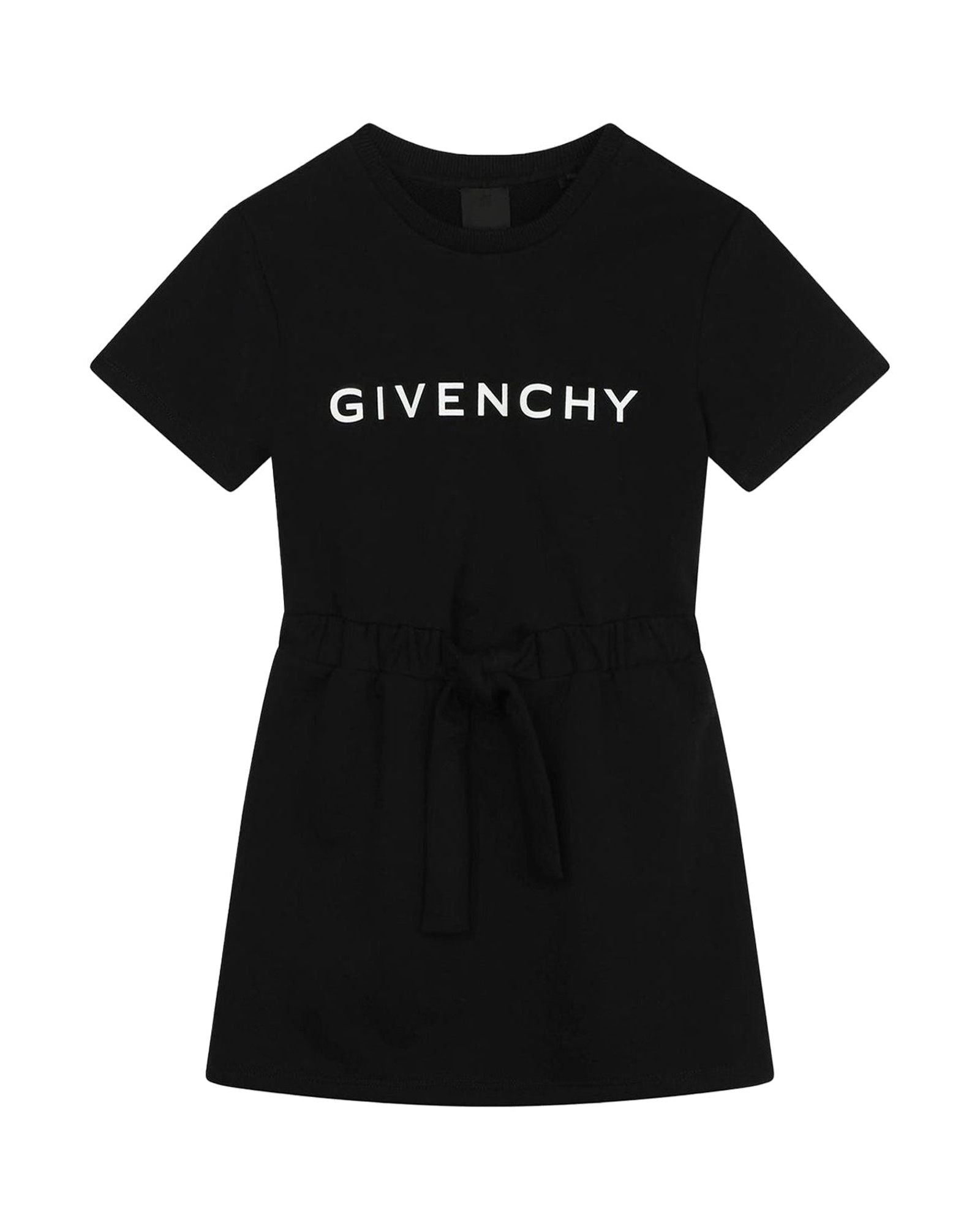 Robe à manches courtes en coton - Black
