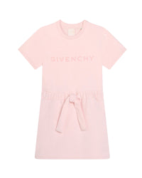 Robe à manches courtes en coton - Marshmallow