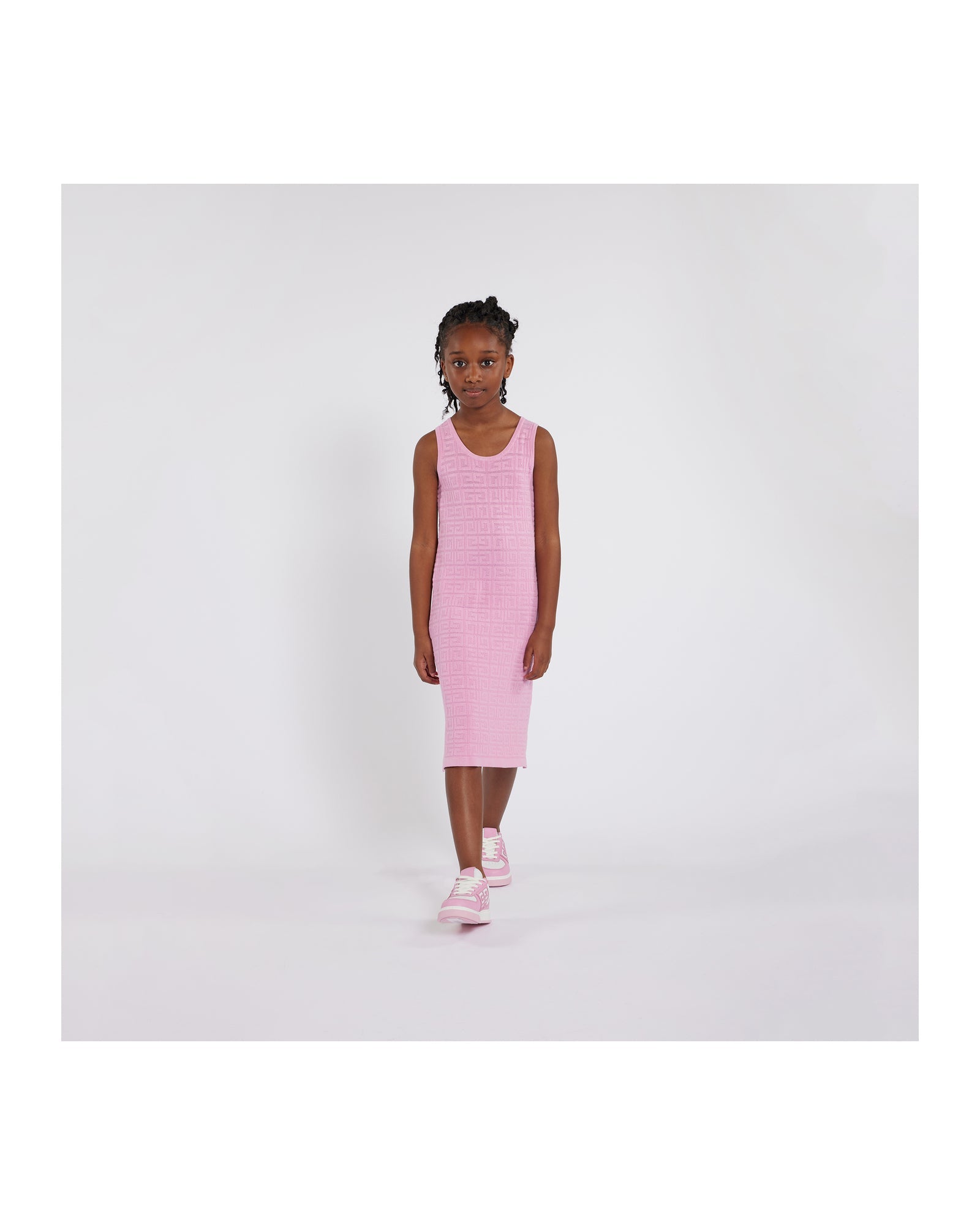 Robe en tricot - Rose friandise