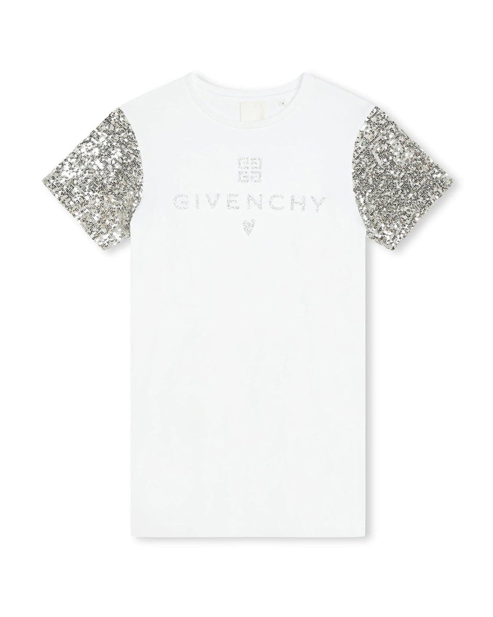 Robe fantaisie en coton - Blanc