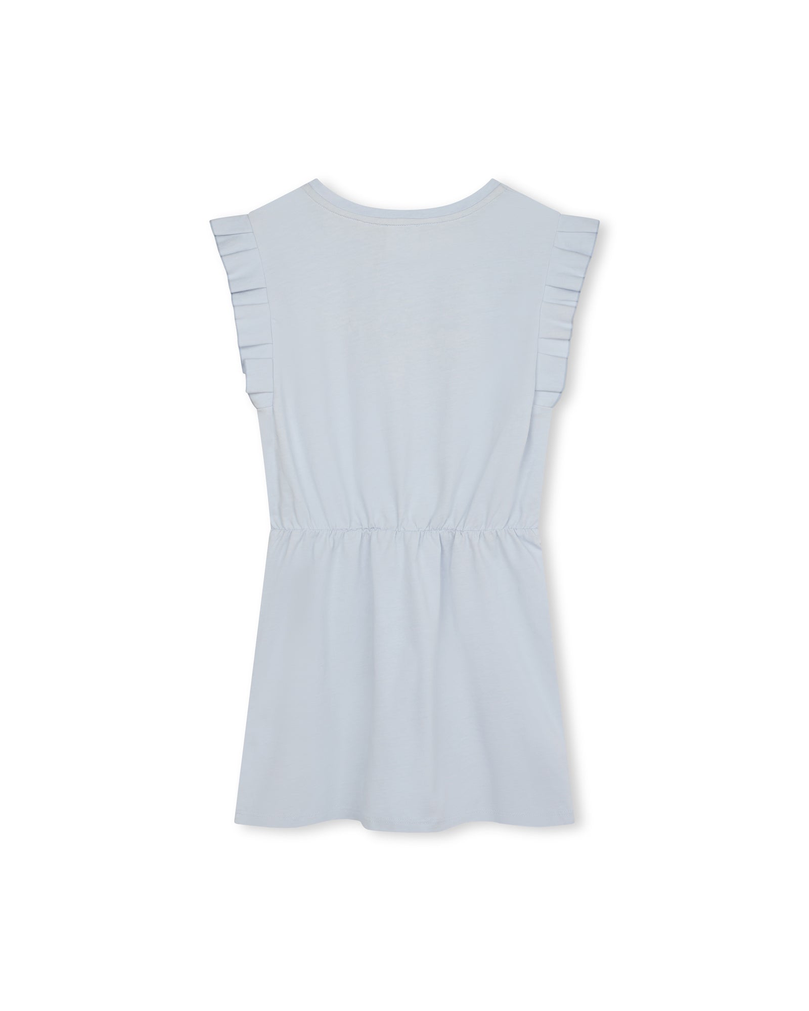 Robe à volants en coton - Ciel