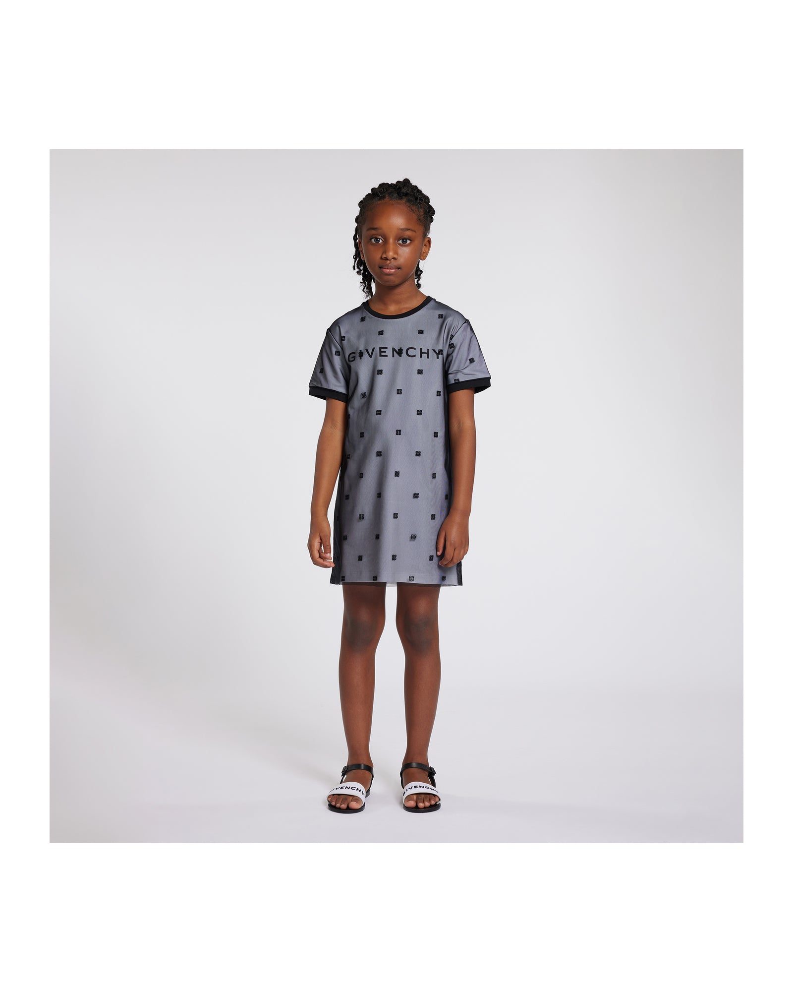 Robe à manches courtes - Black