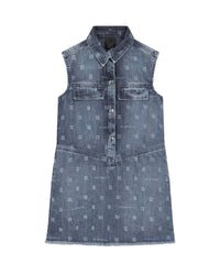 Robe denim en coton - Double stone
