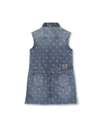 Robe denim en coton - Double stone