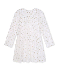 Robe à manches longues - Blanc