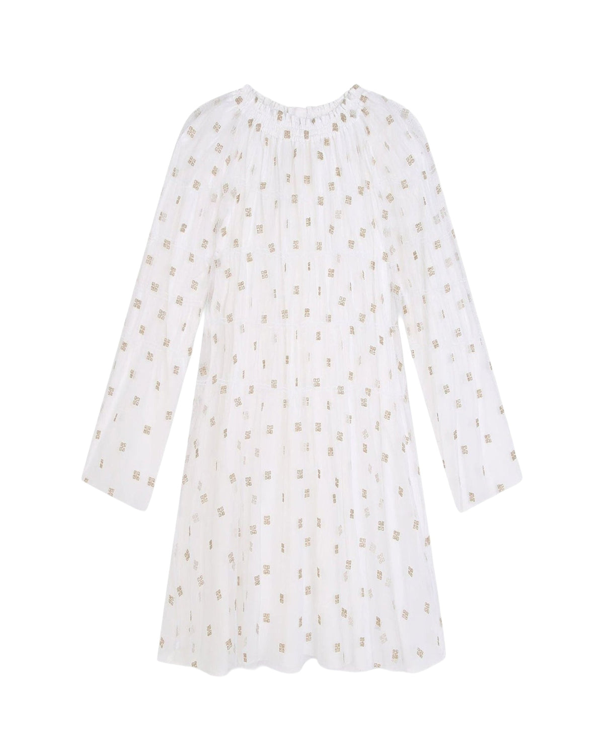 Robe à manches longues - Blanc