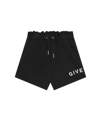 Short à taille élastiquée - Black