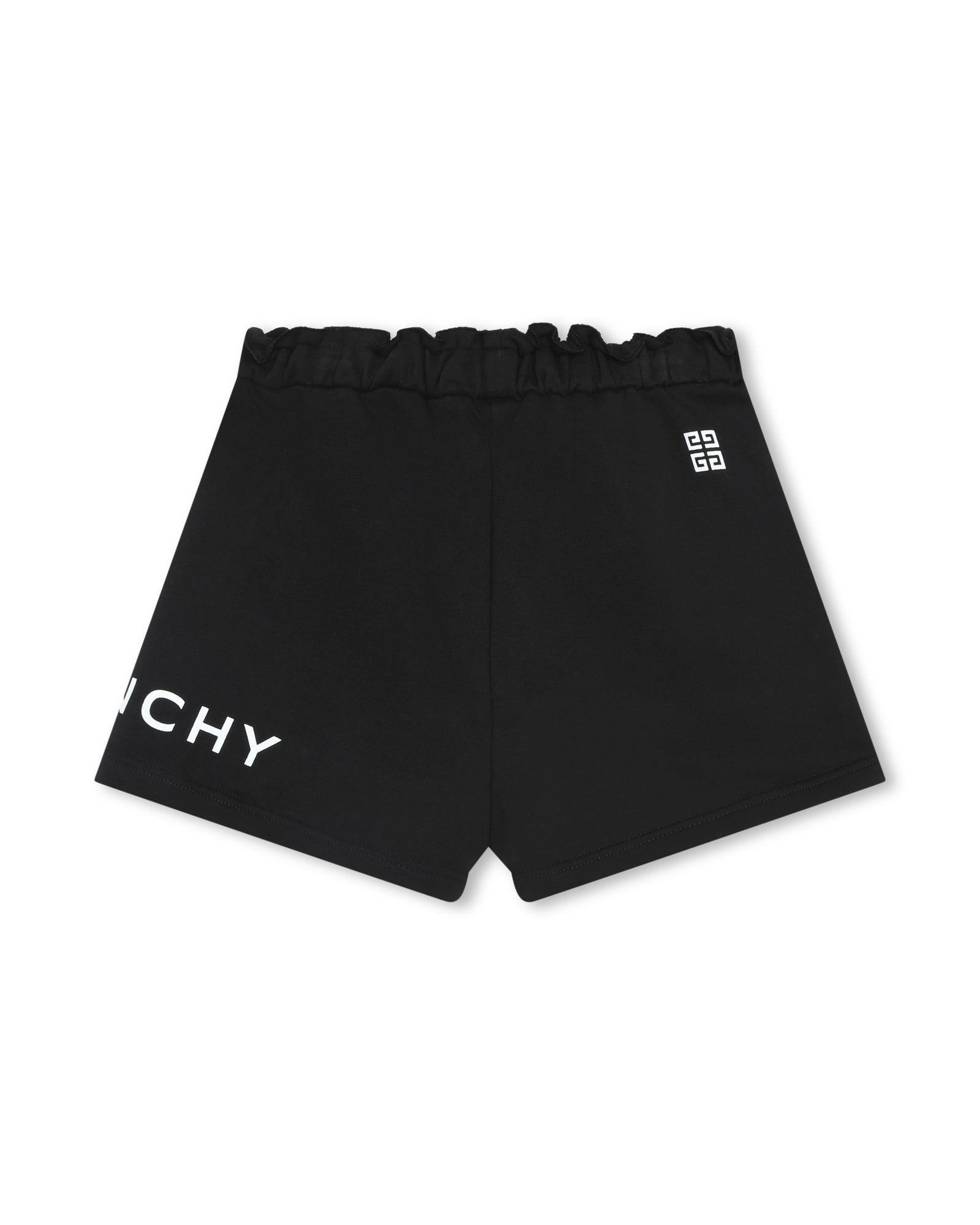 Elasticated waist shorts - Black