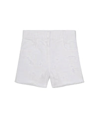 Short à la taille ajustables - Blanc