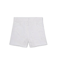 Short en coton - Blanc