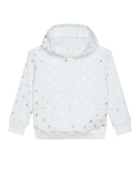 Sweatshirt à capuche en coton - Blanc