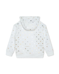 Sweatshirt à capuche en coton - Blanc