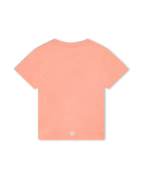 T-shirt à manches courtes en coton - Pamplemousse