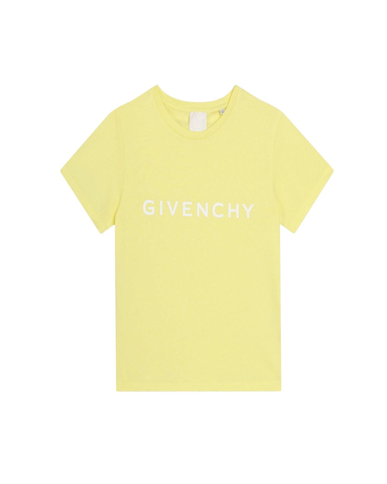 T-shirt à manches courtes en coton - Jaune tendre