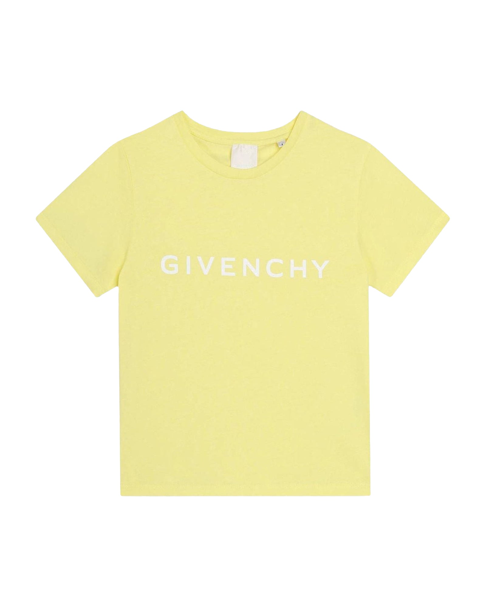 T-shirt à manches courtes en coton - Jaune Tendre