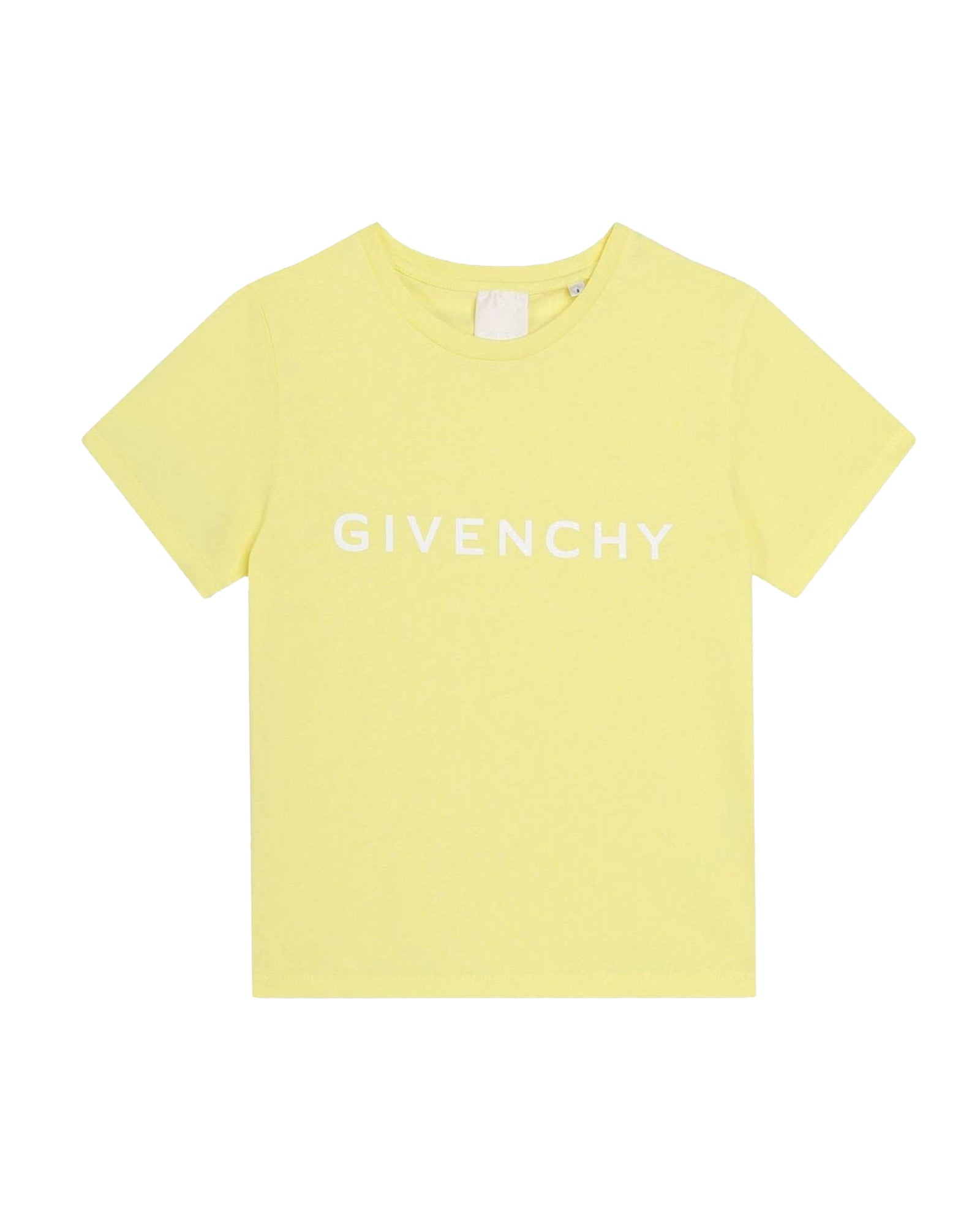 T-shirt à manches courtes en coton - Jaune Tendre