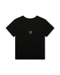 Short-sleeved cotton T-shirt - Black