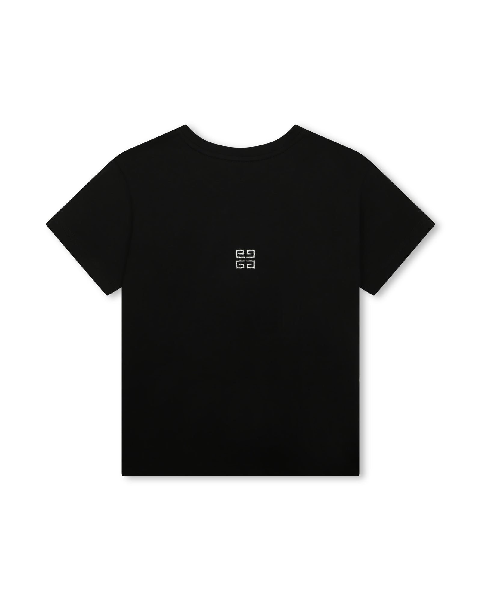 Short-sleeved cotton T-shirt - Black
