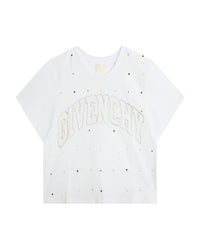 Cotton short-sleeved T-shirt - White