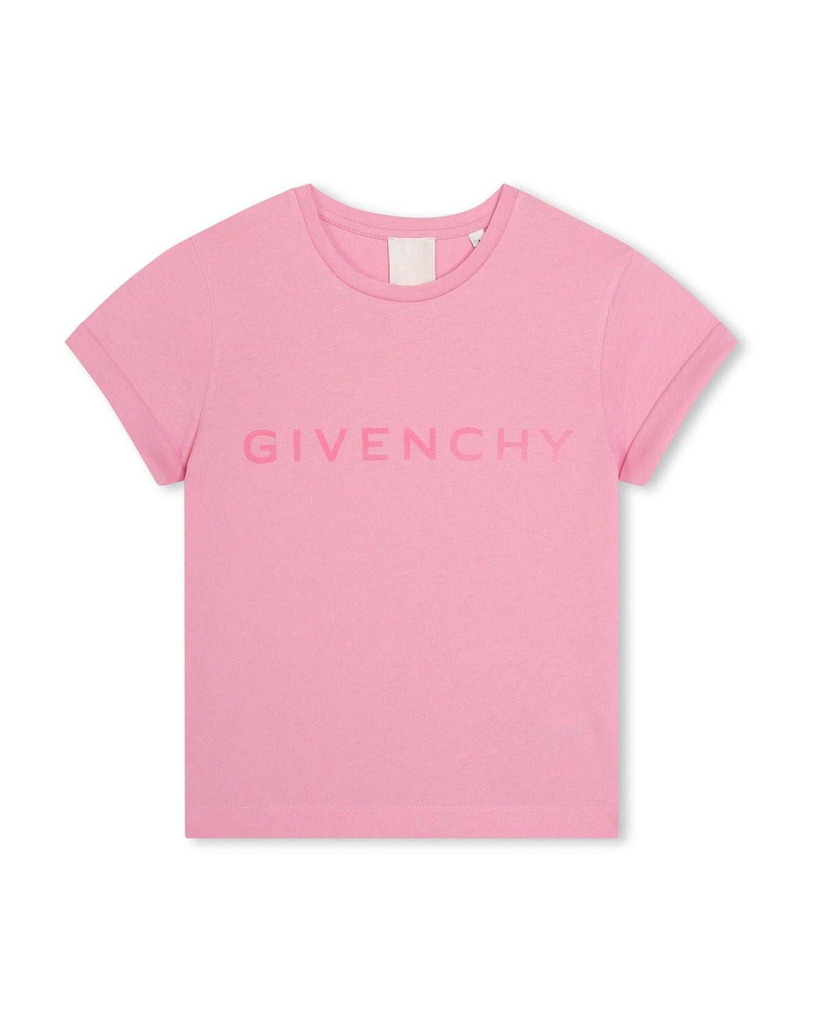 T-shirt à manches courtes en coton - Rose friandise